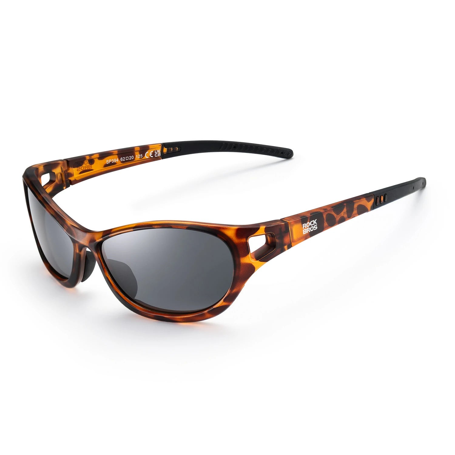 Polarised Sports Sunglasses Lightweight UV400 Protection SP394#color_Brown