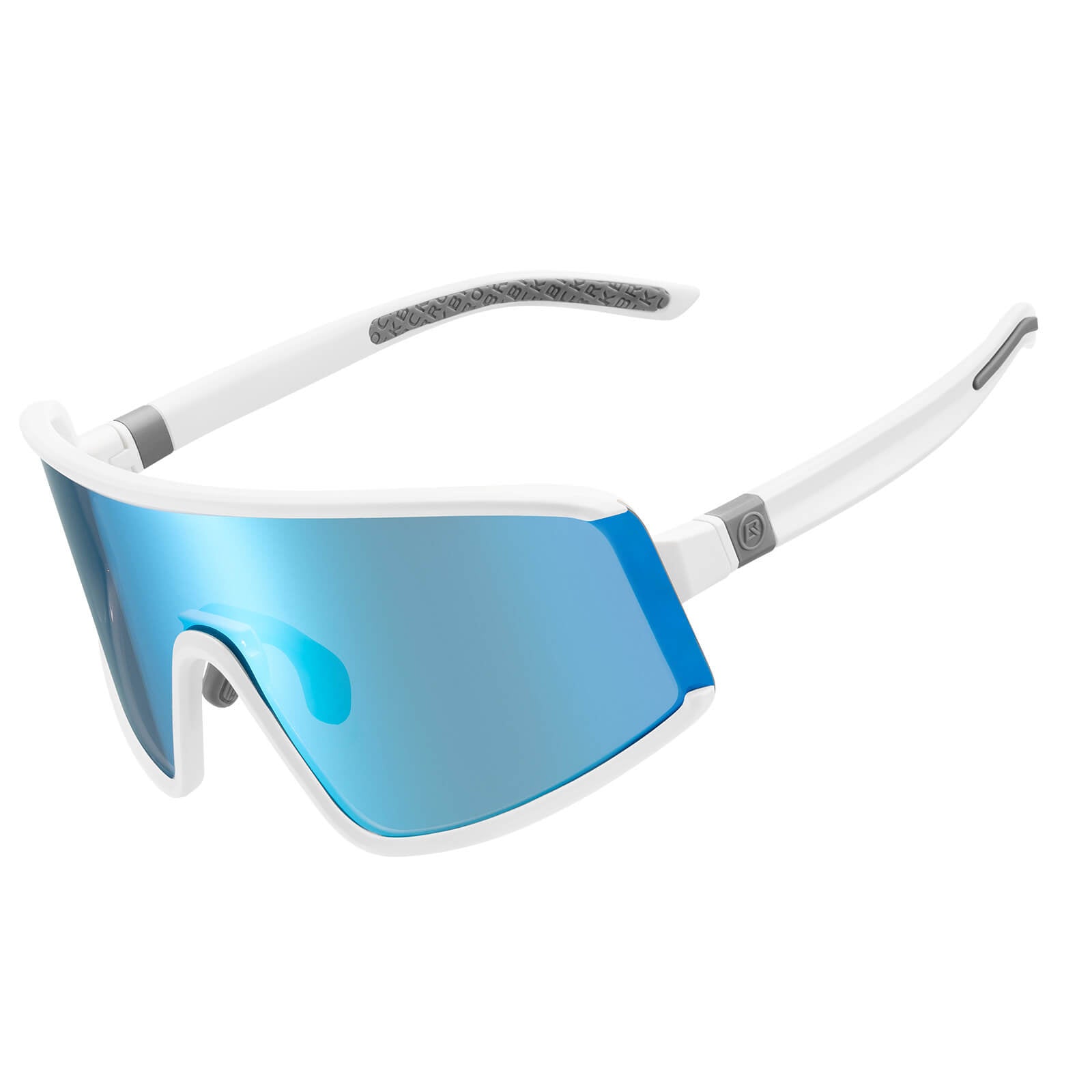 rockbros polarized cycling sunglasses with antifog lenses and uv400 protection #Color_White