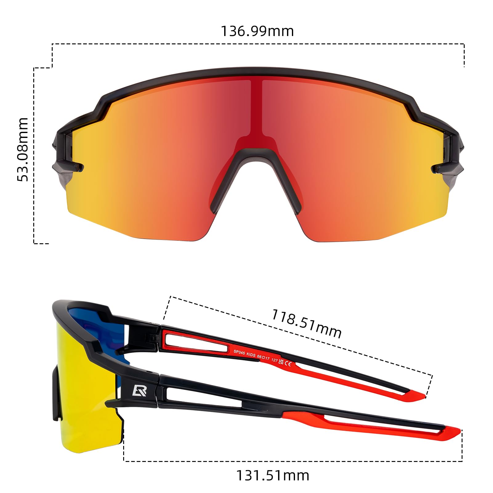 rockbros-polarized-youth-kids-cycling-sports-sunglasses-uv400-for-boys-girls-age-8-14#Color_Black Red