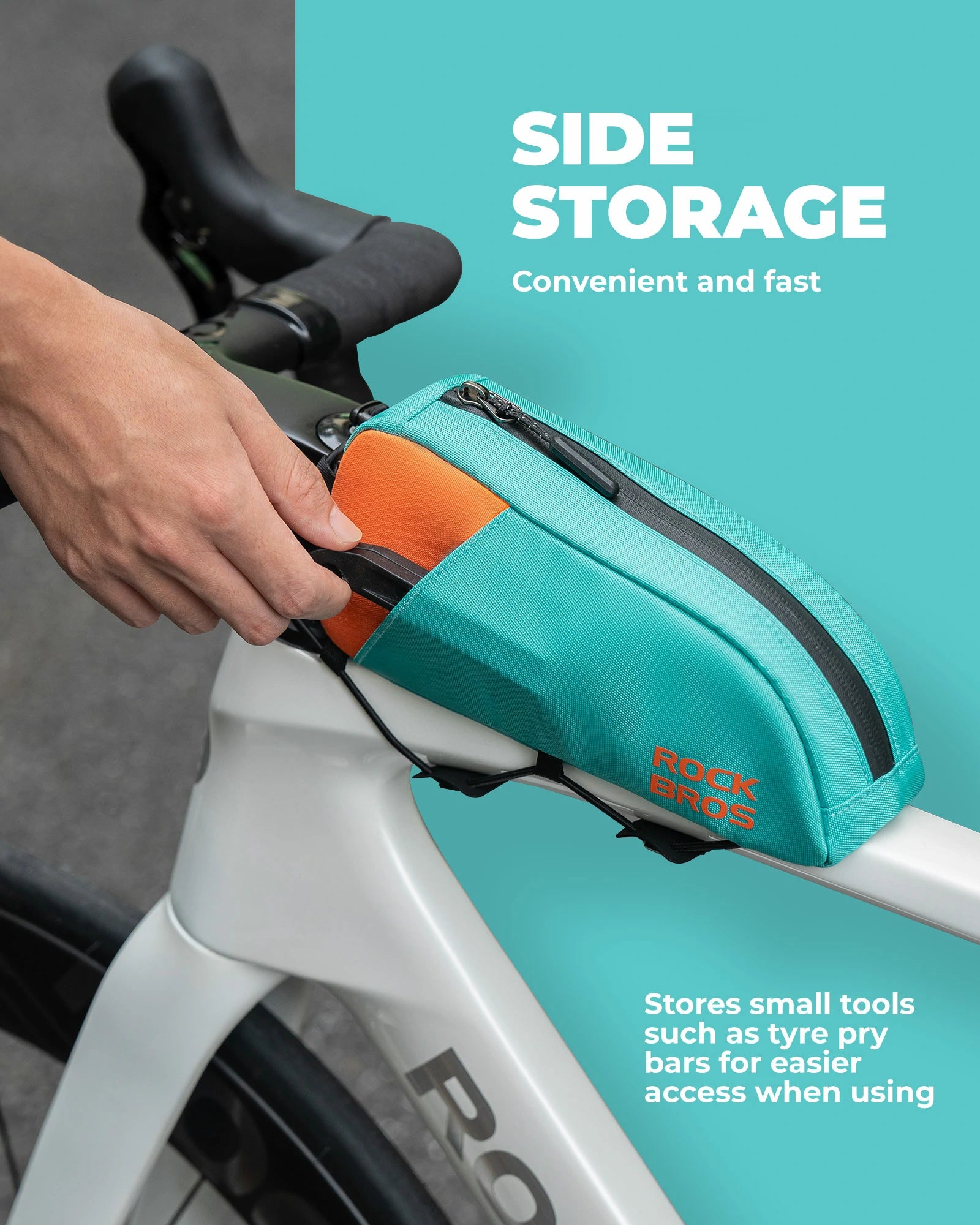 Bicycle Frame Bag – Stable Fit Slim Lightweight & Durable