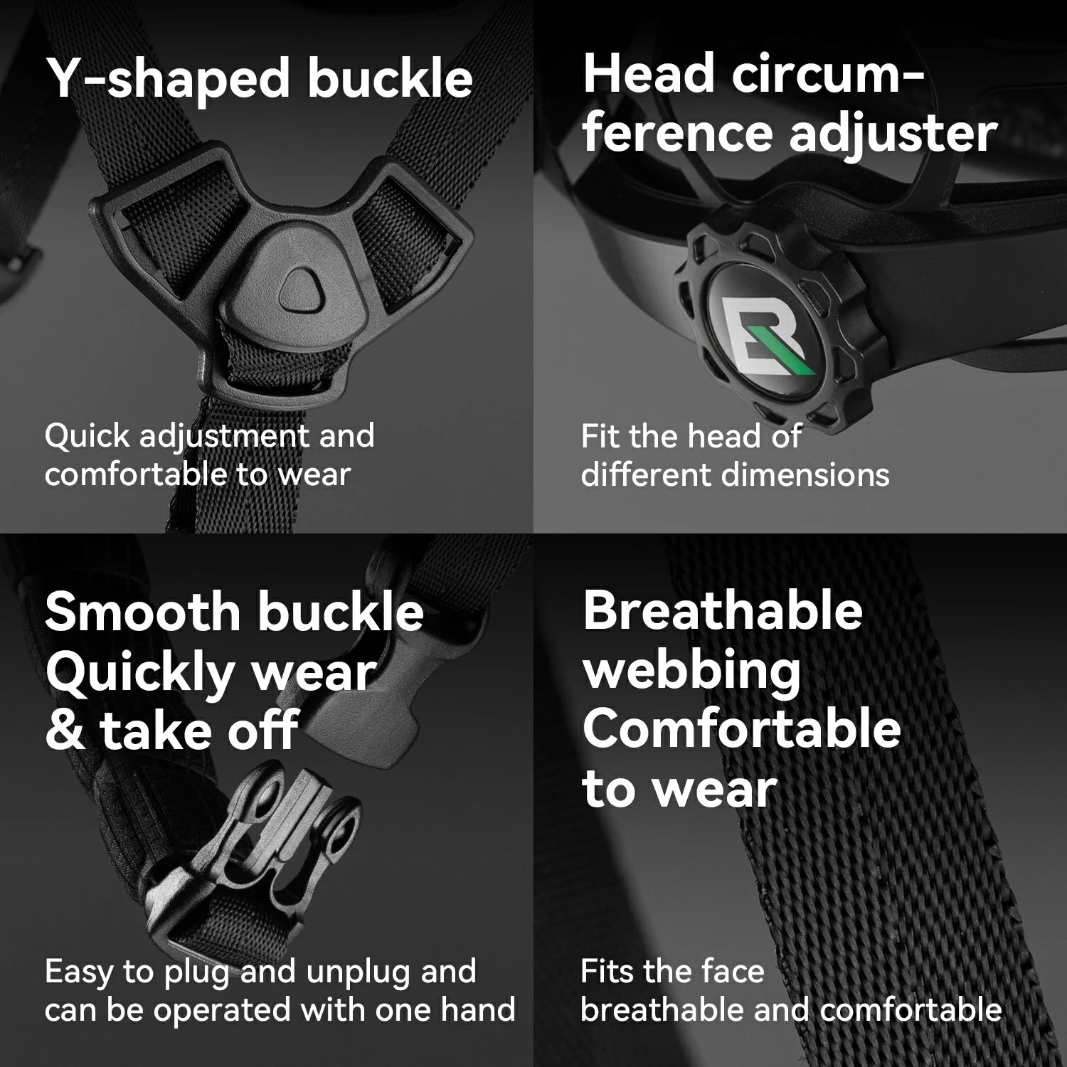 rockbros smart bike helmet