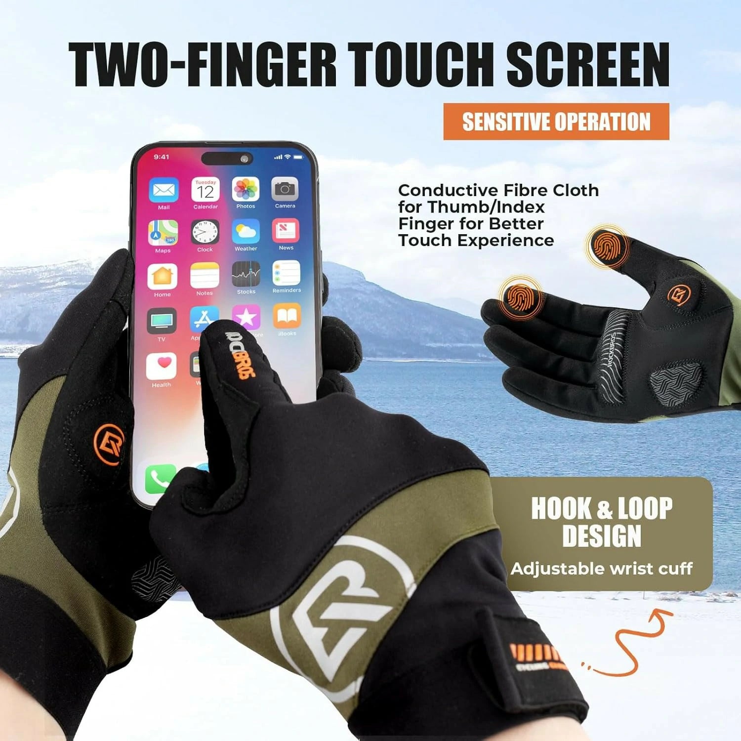 rockbros s379 winter cycling gloves