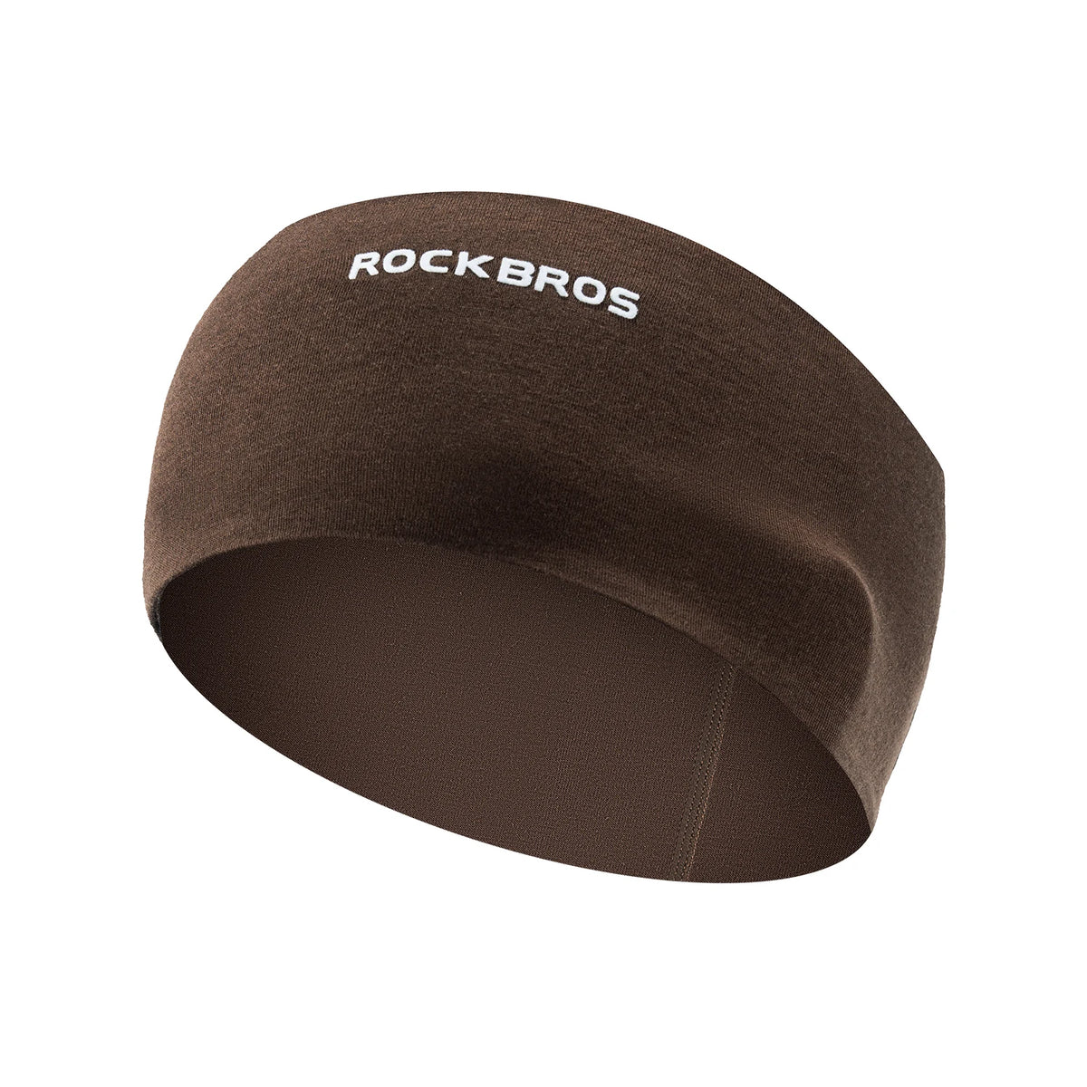 Tencel wool cycling headband Brown#Color_Brown