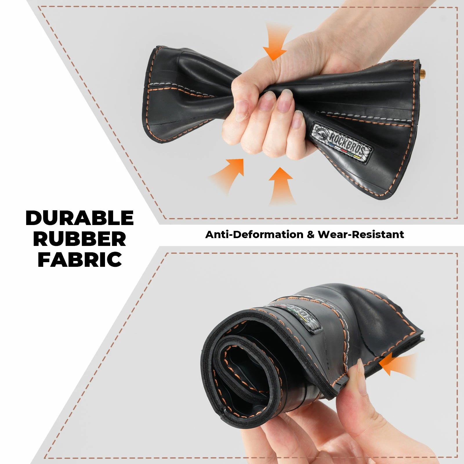 Road-to-Sky Sustainable Eco-Friendly Recycled Tire Bike Wallet 0.7L