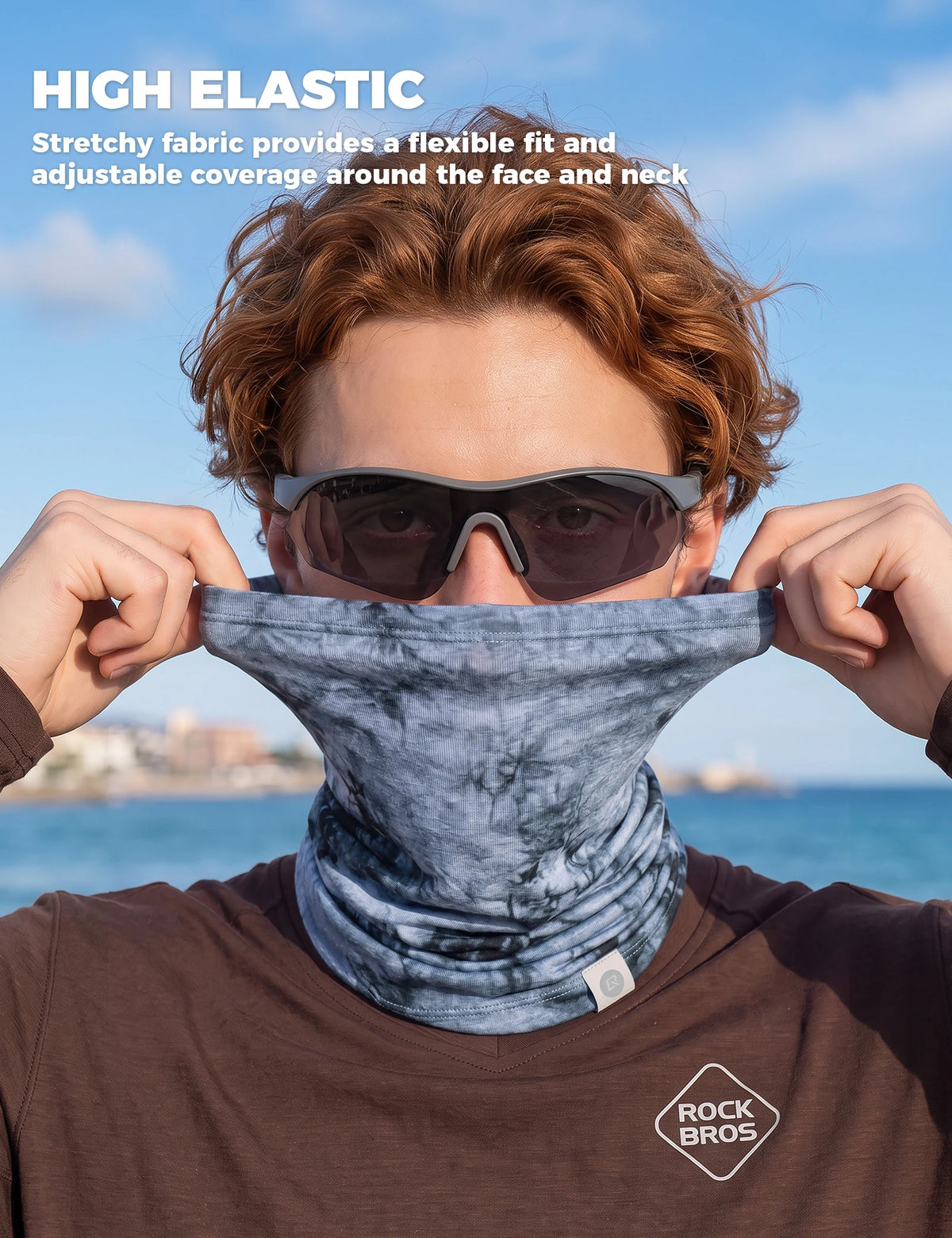 Tencel merino wool neck warmer