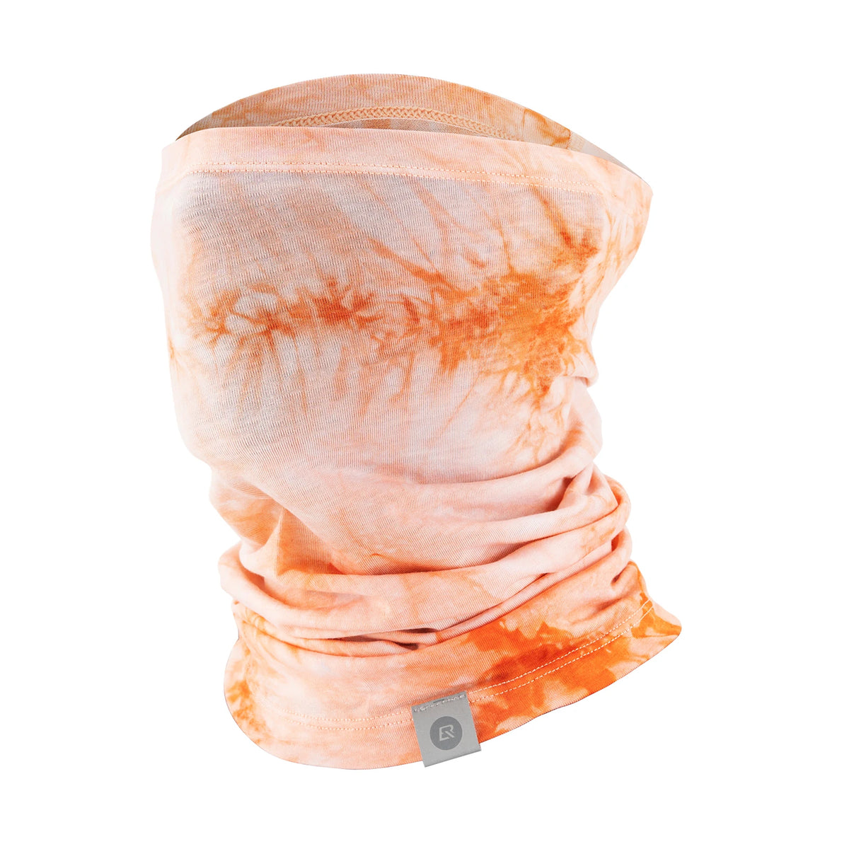 Tencel merino wool neck warmer Orange#Color_Orange