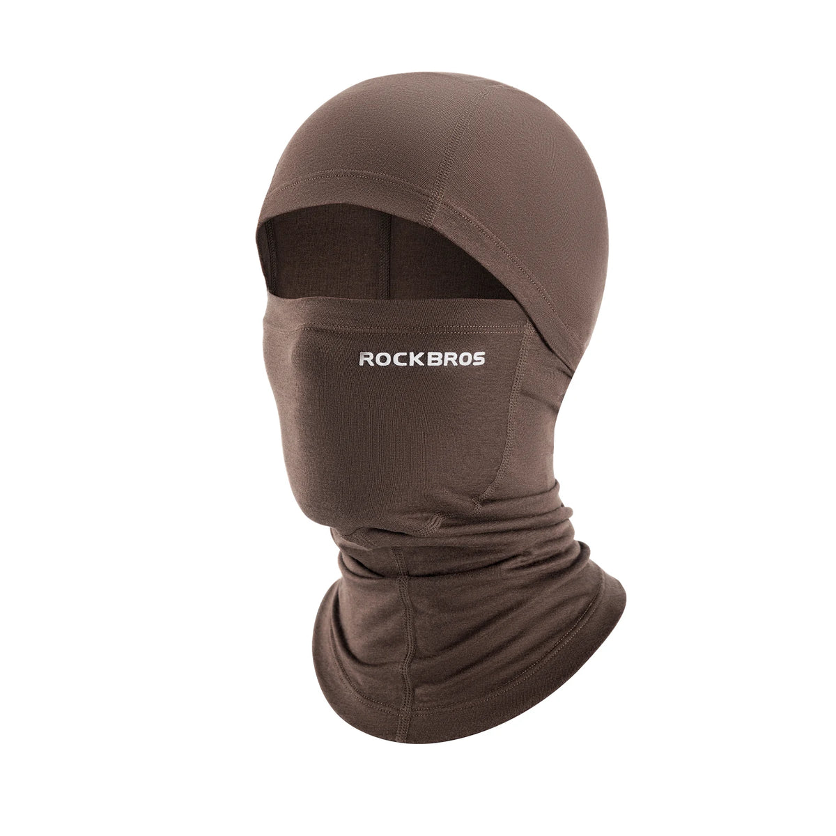 Tencel merino wool balaclava Brown#Color_Brown