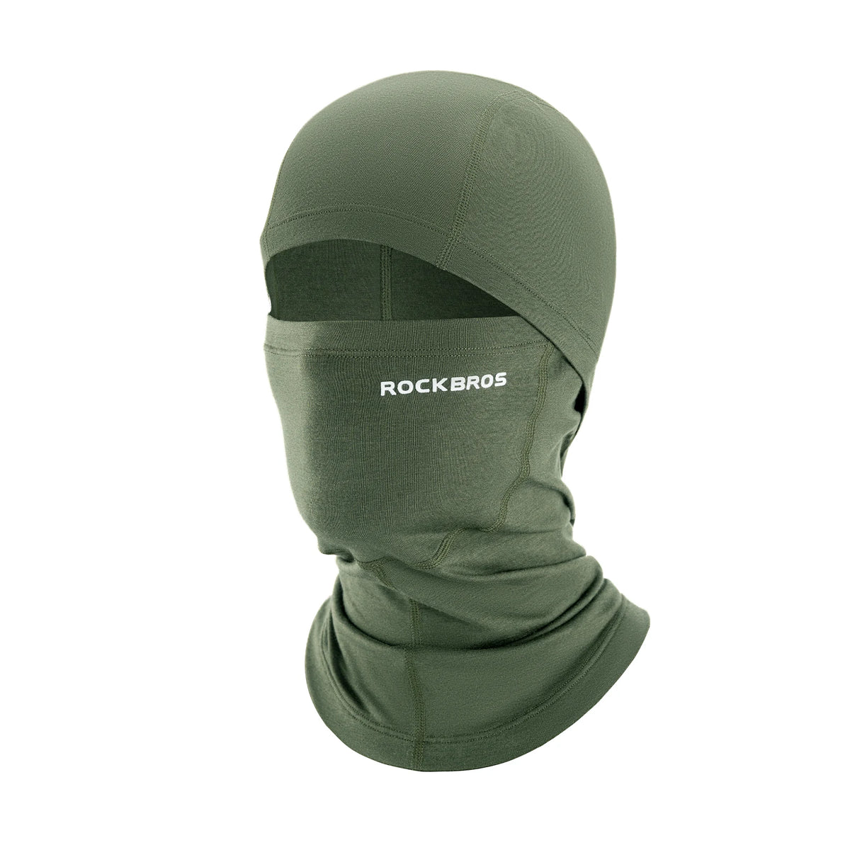 Tencel merino wool balaclava Green#Color_Green