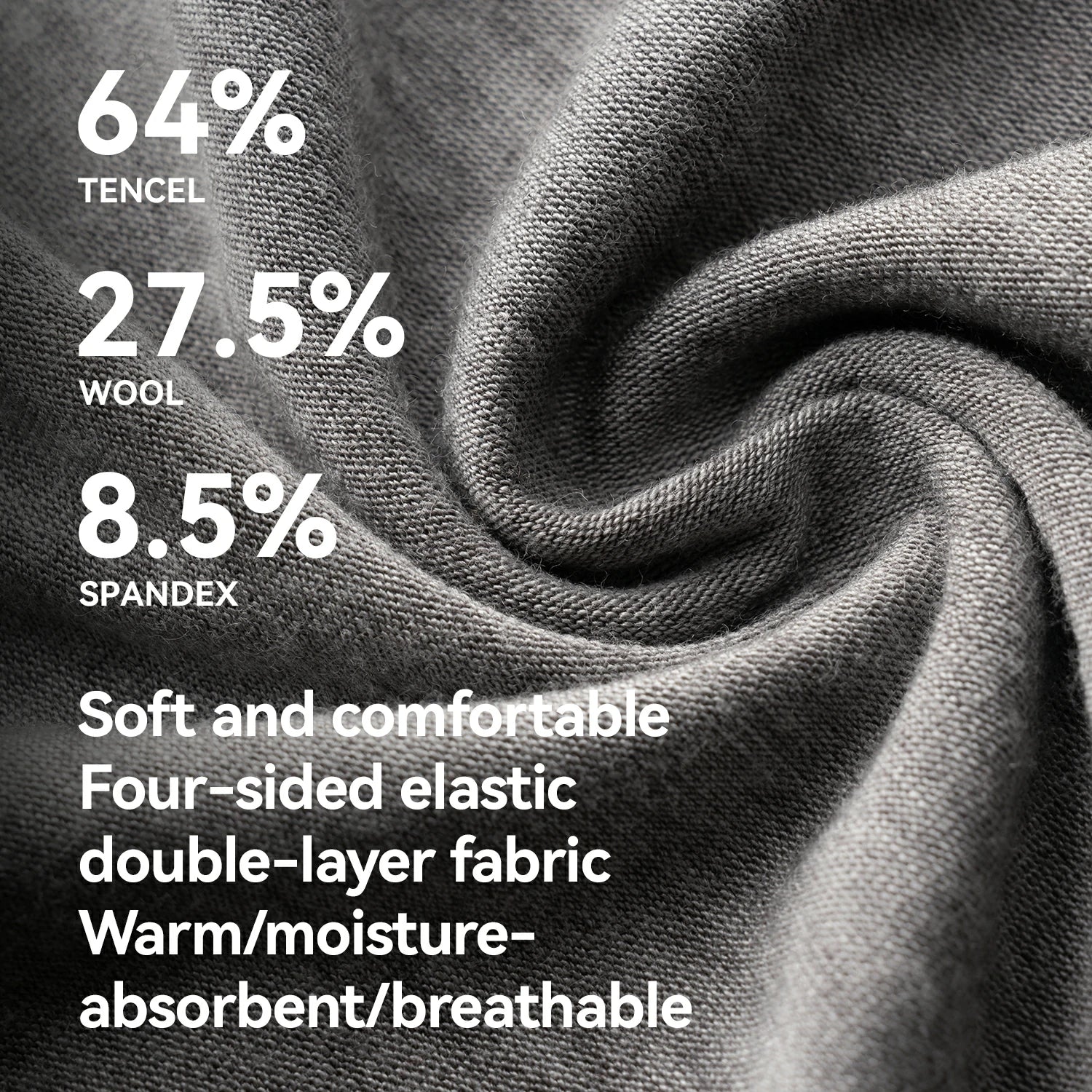 Warm windproof Tencel wool cycling skull cap with ear protection for cold weather rides