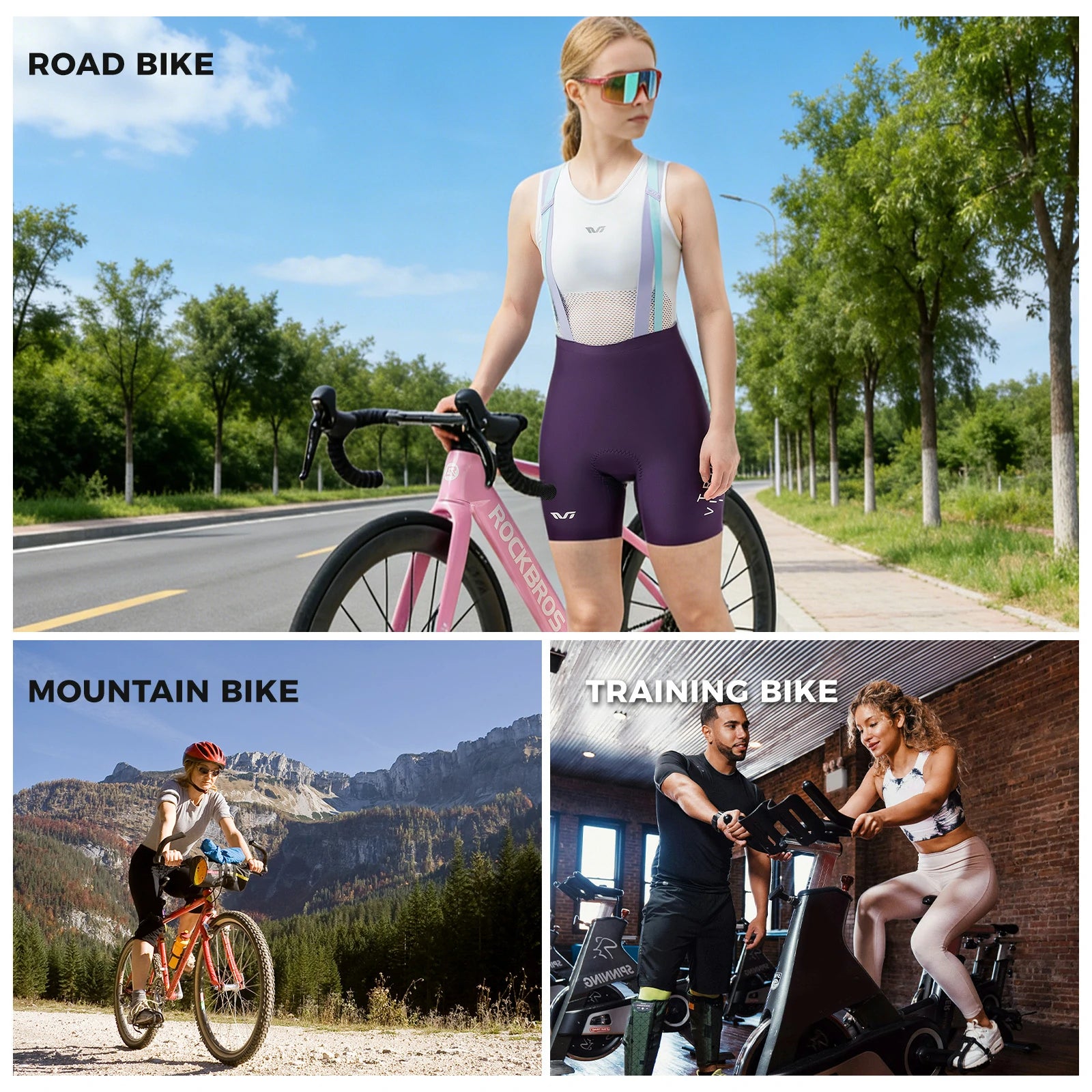 TVI Women's Cycling Bib Shorts - Ultimate Comfort & Style