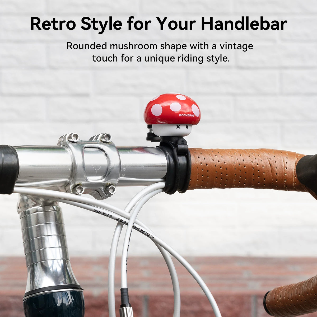 Vintage cartoon bicycle bell detail