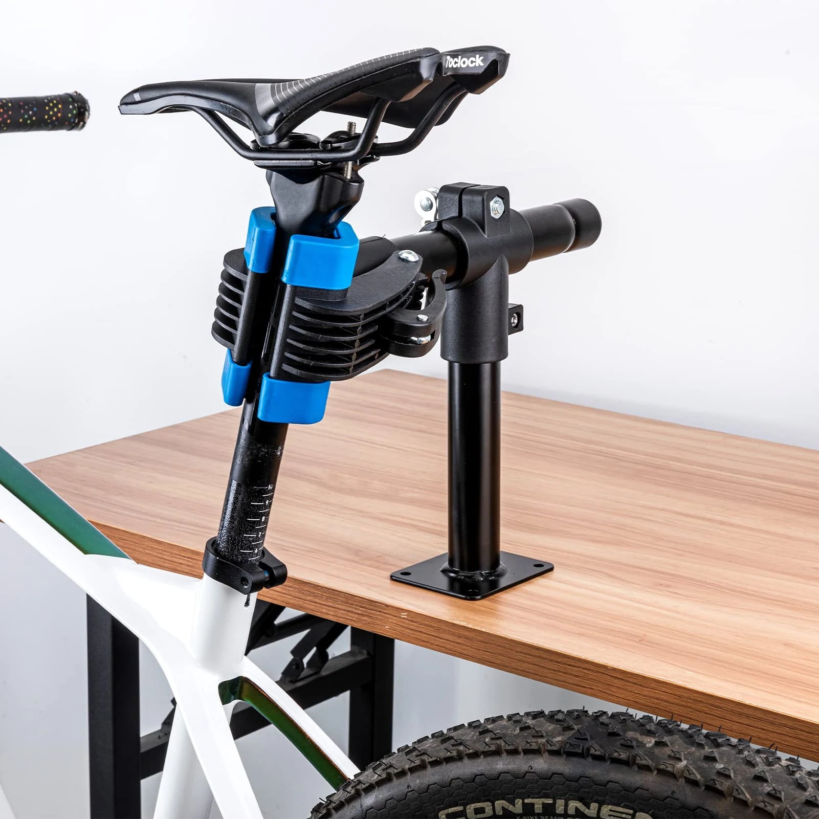 Wall Mounted Bike Repair Stand with 360° Rotating Clamp