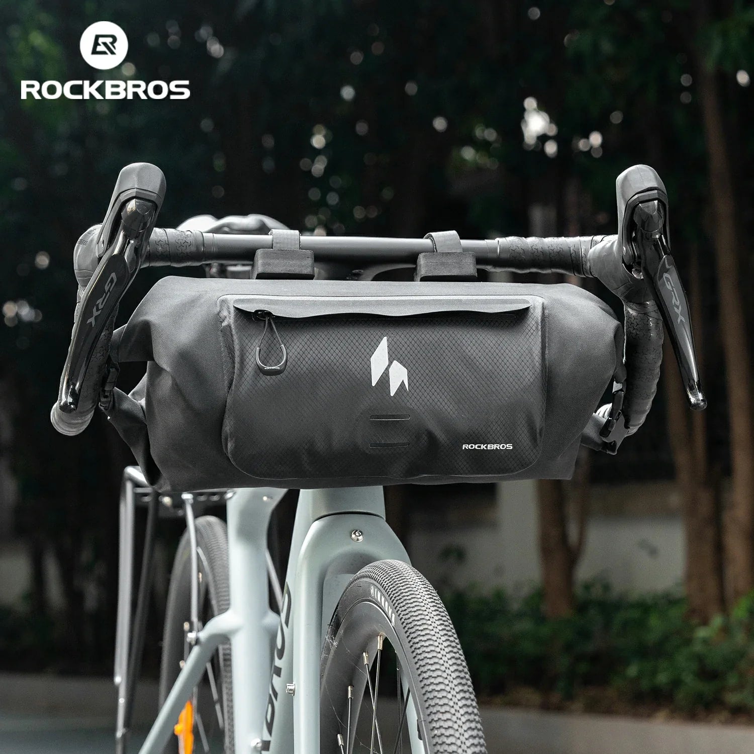 Rockbros waterproof bike bag with high-frequency welding.