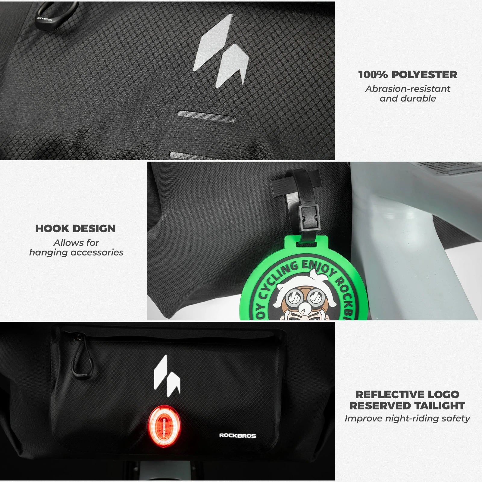 Rockbros bike bag for gravel, mountain, and folding bikes.