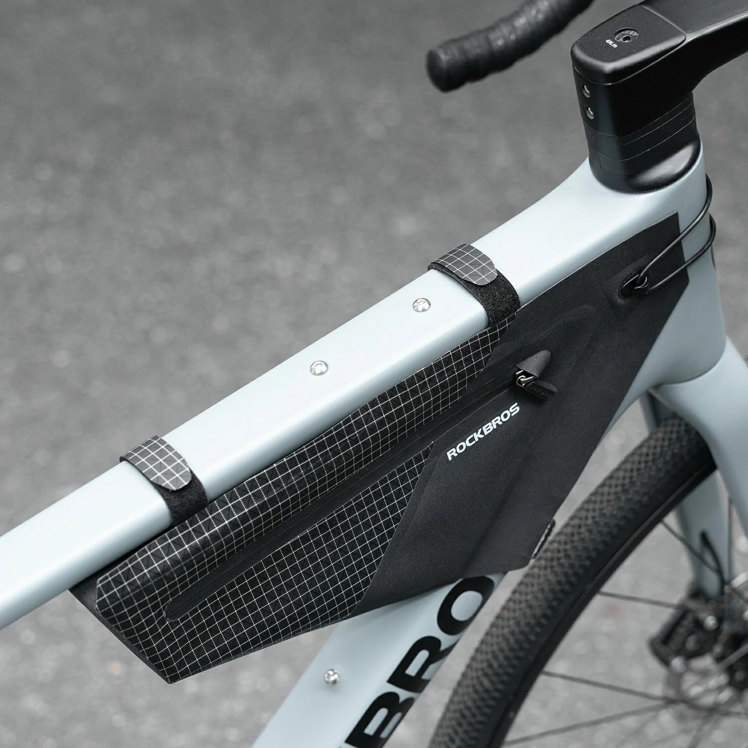 Waterproof Bike Frame Bag 1.7L Lightweight Cycling Storage Bag