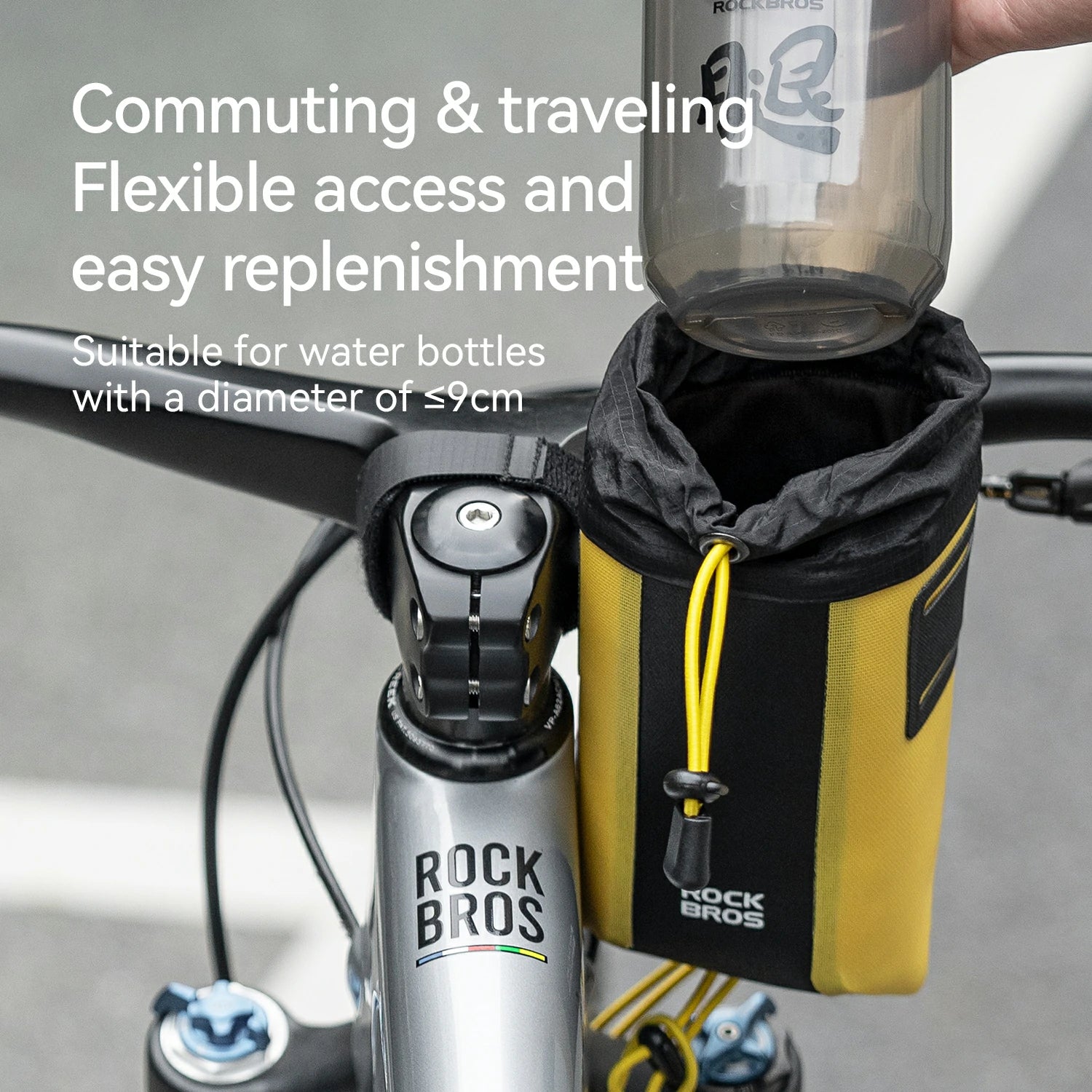 Waterproof Bike Handlebar Bottle Bag AS-162