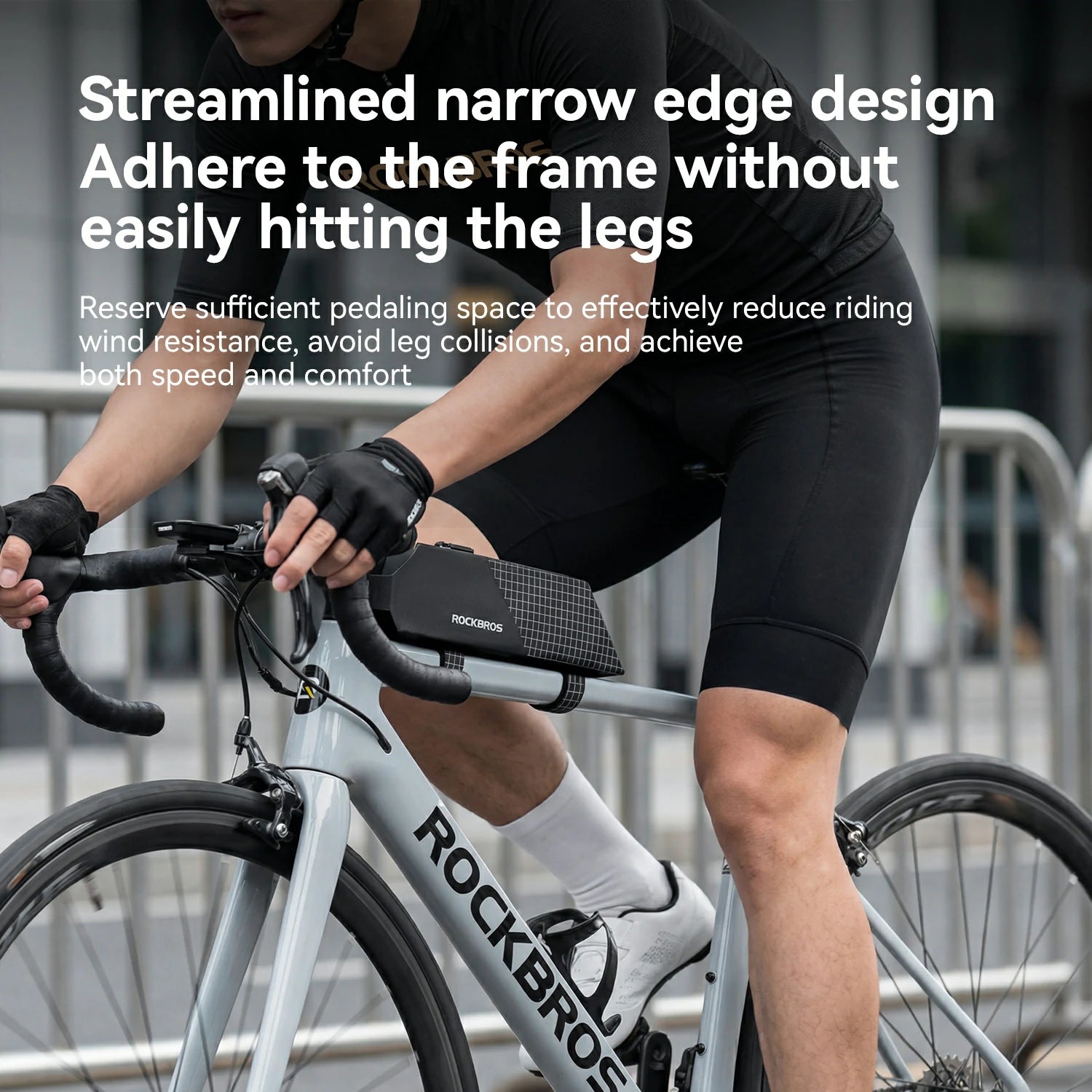 Waterproof Bike Top Tube Bag 0.6L
