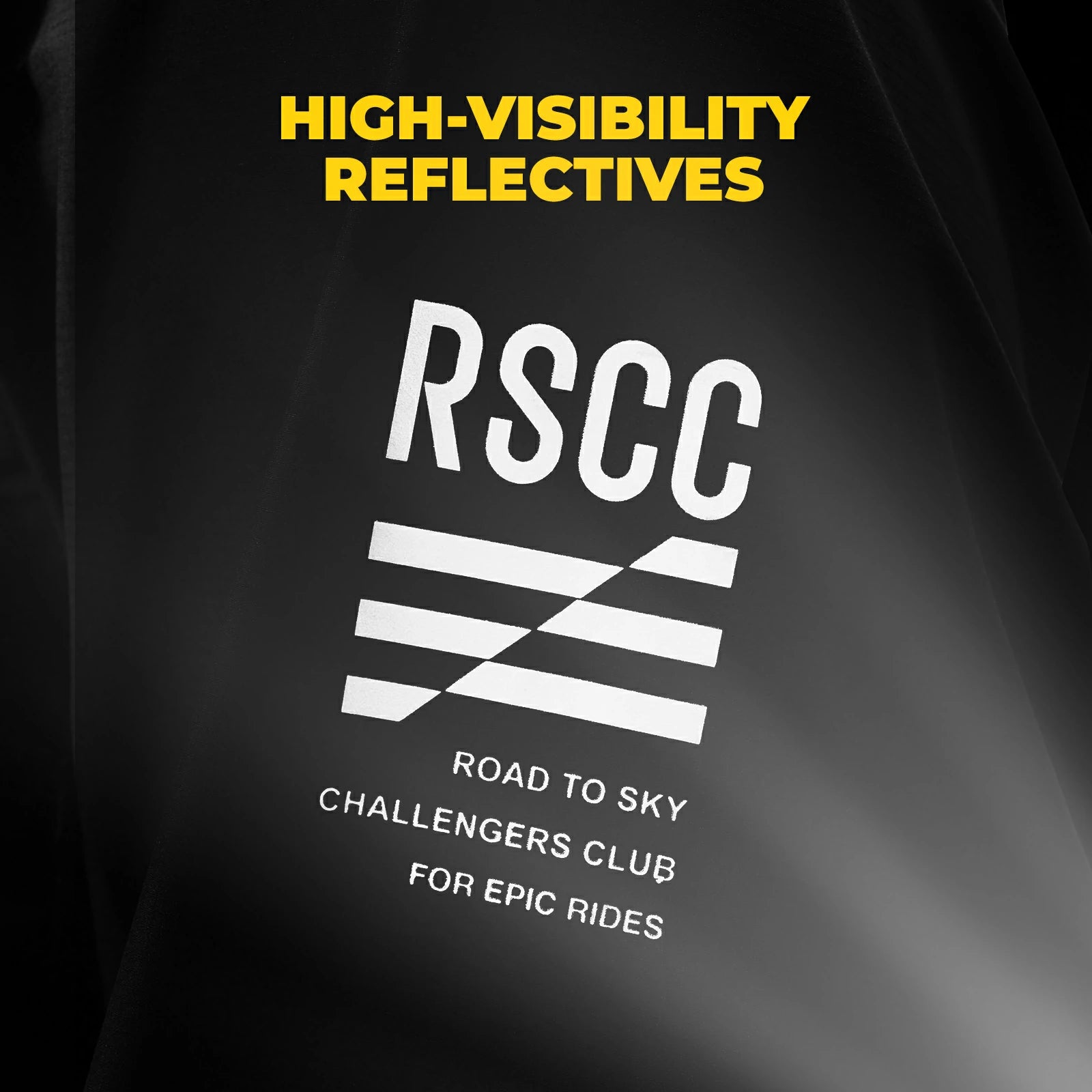 Waterproof breathable cycling jacket with dual zipper, reflective details and storm protection