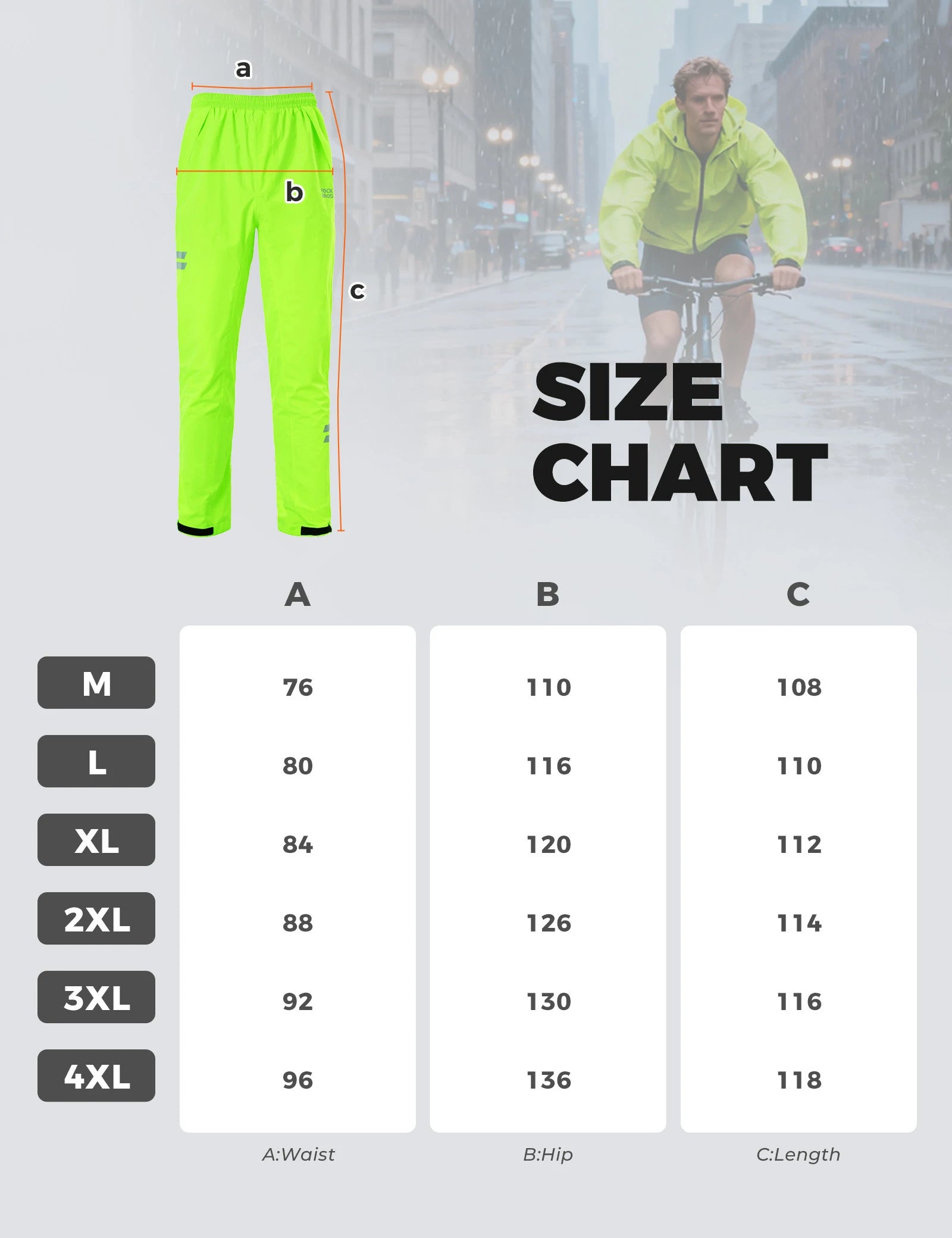 Waterproof Cycling Trousers for Men & Women