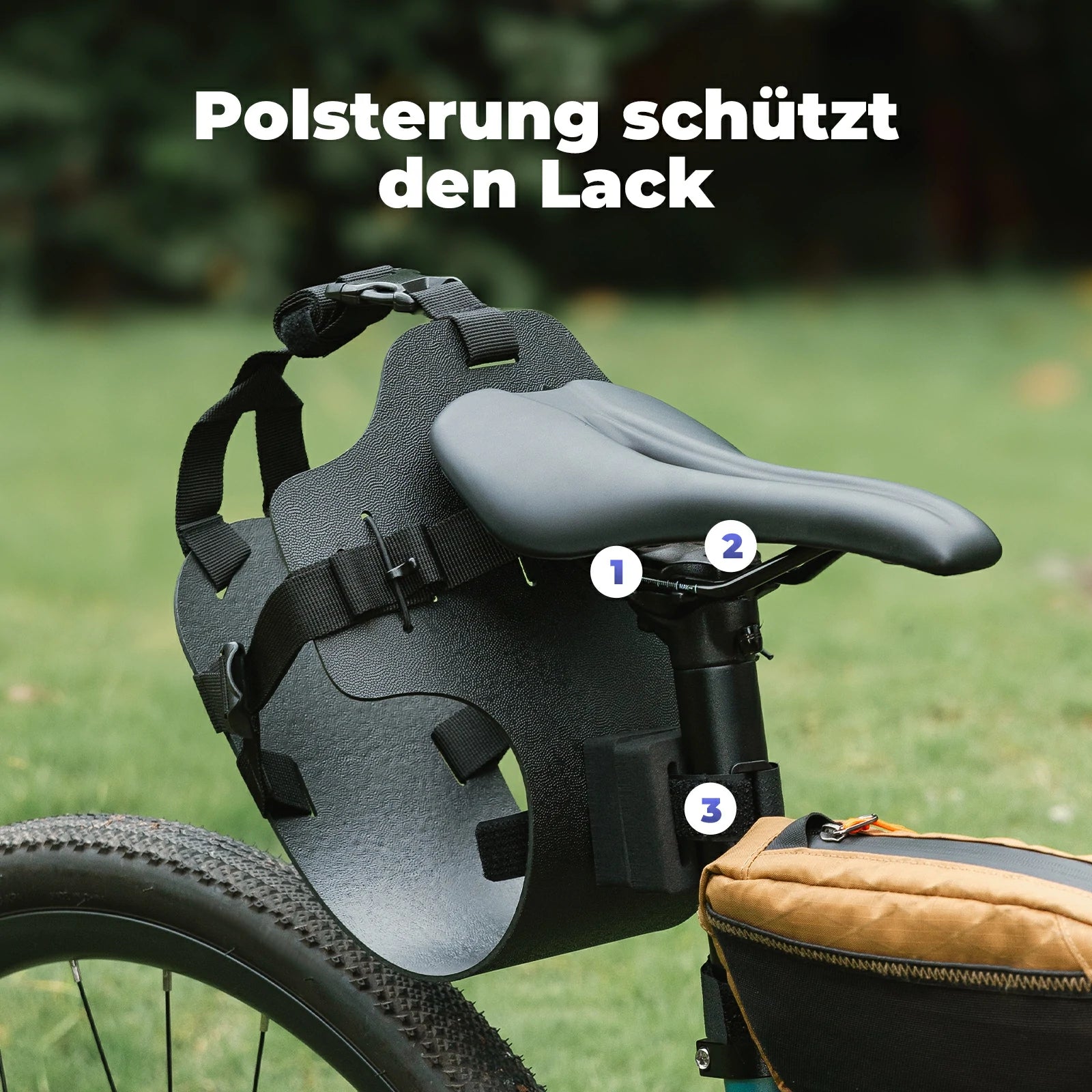 Tail Bag Extension Bracket for Bikepacking