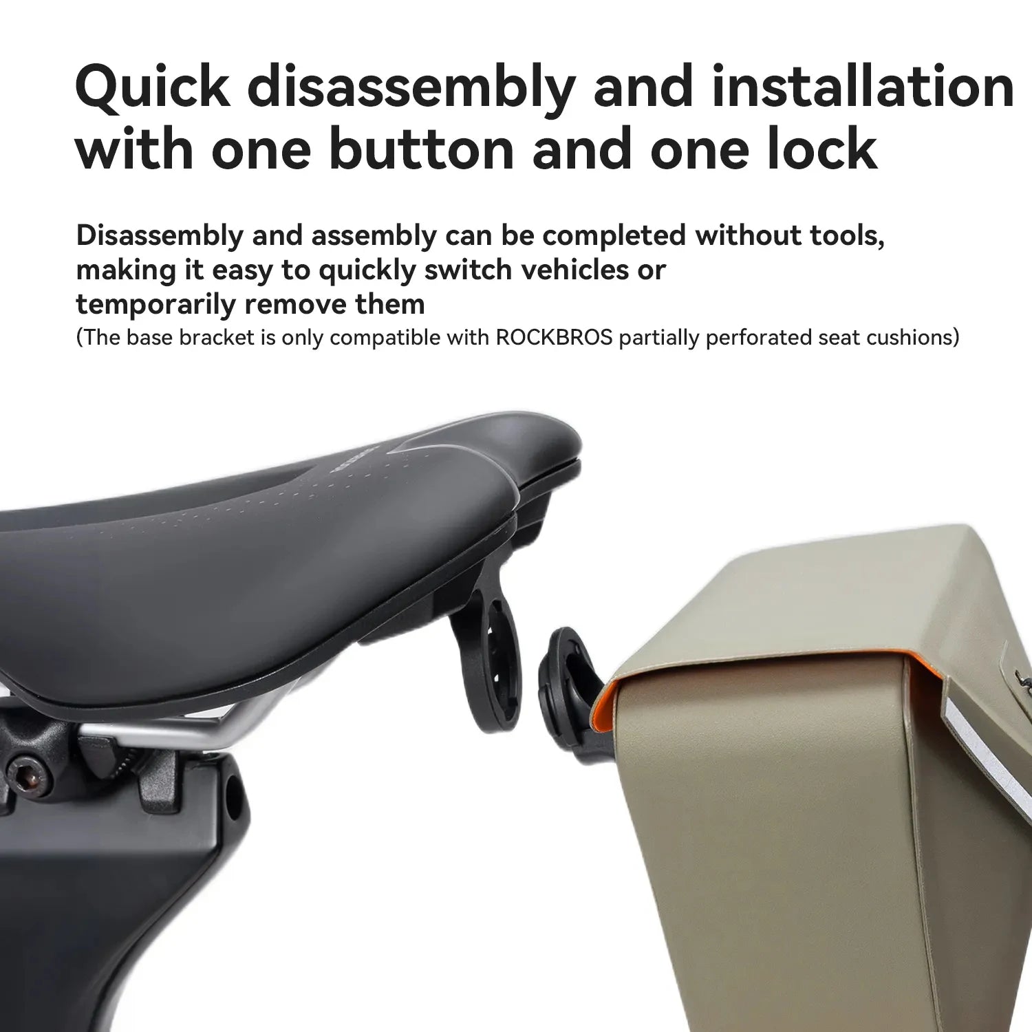 Waterproof Magnetic Saddle Bag 0.6L