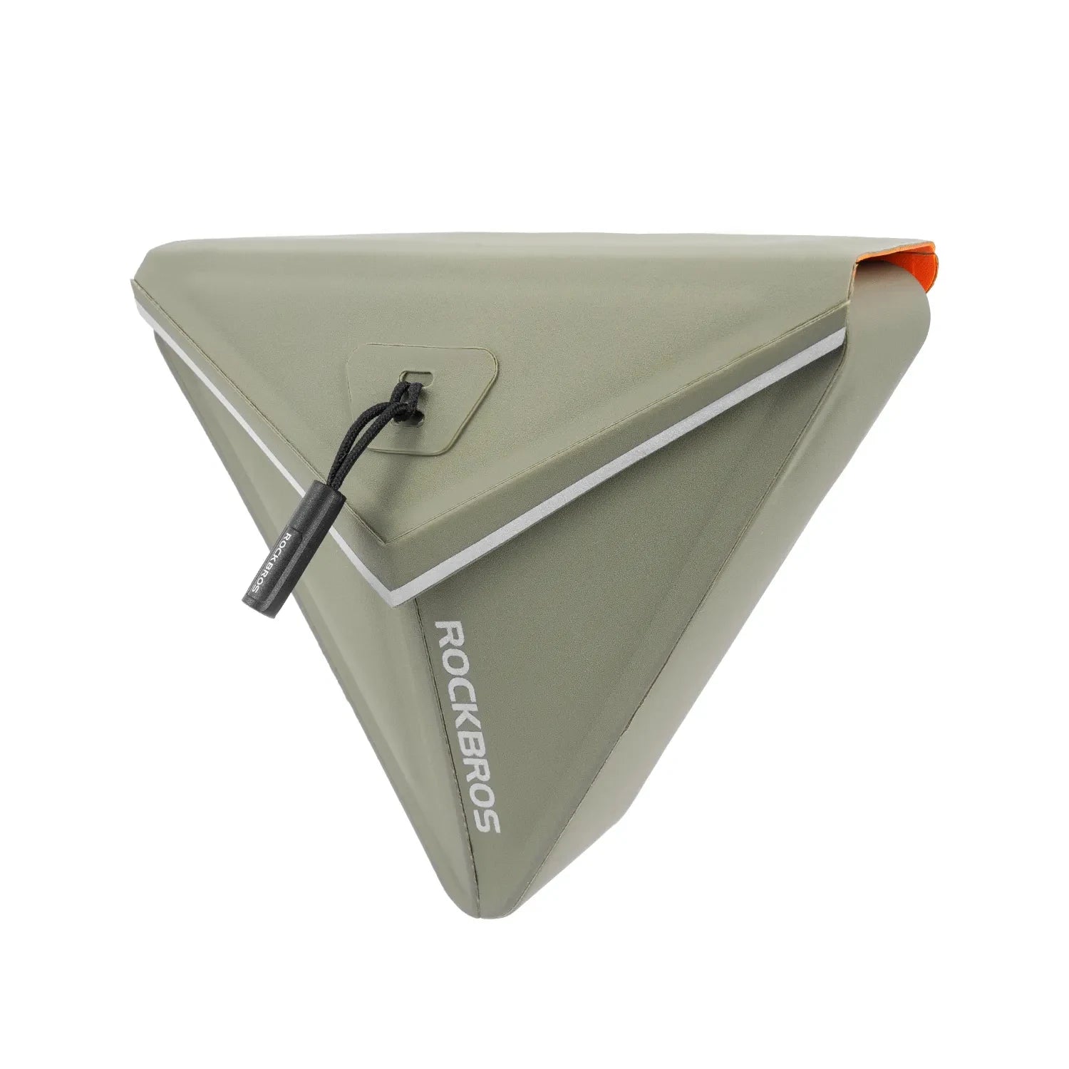 Waterproof Magnetic Saddle Bag 0.6L#Color_Green
