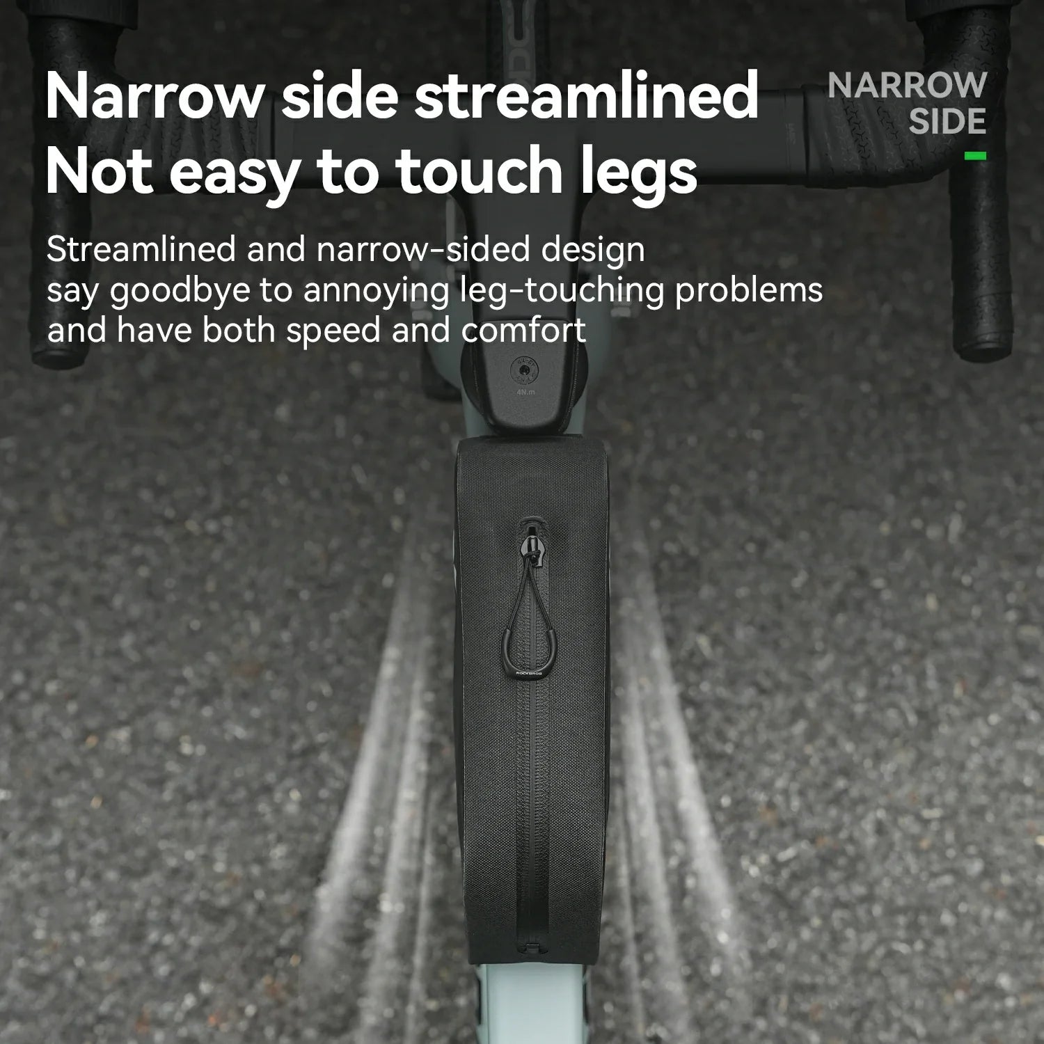 waterproof upper tube bag fully sealed frame fit