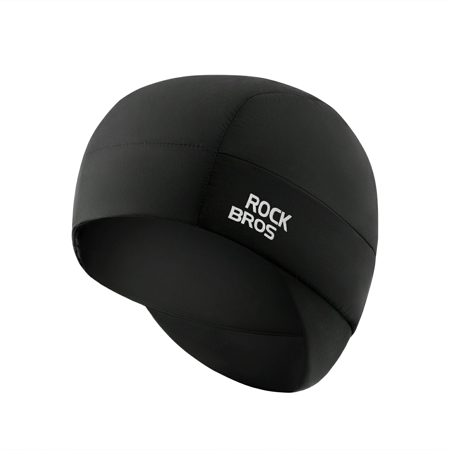 windproof thermal skull cap with extended ear cover for warm winter cycling