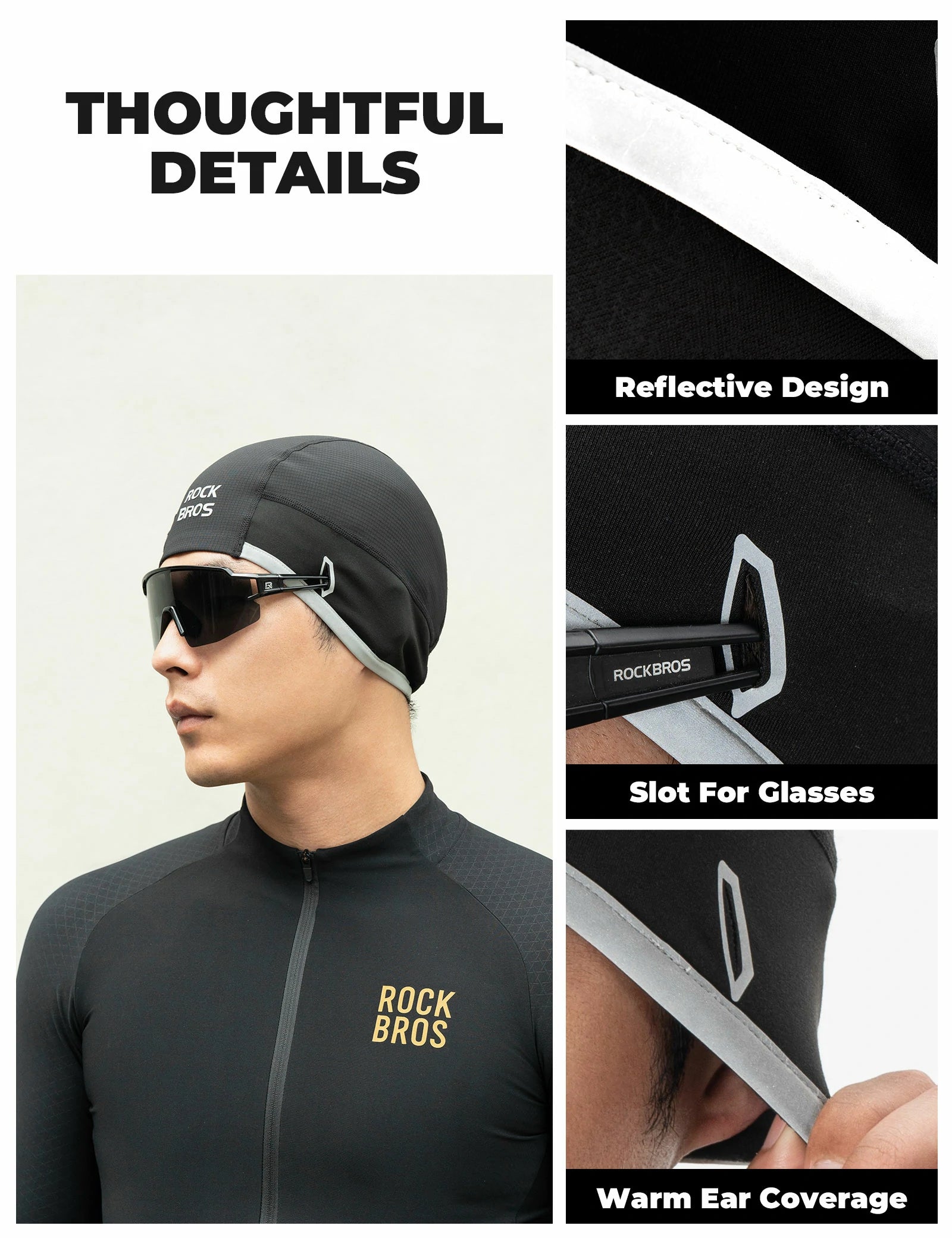 Winter Cycling Cap Windproof Thermal
