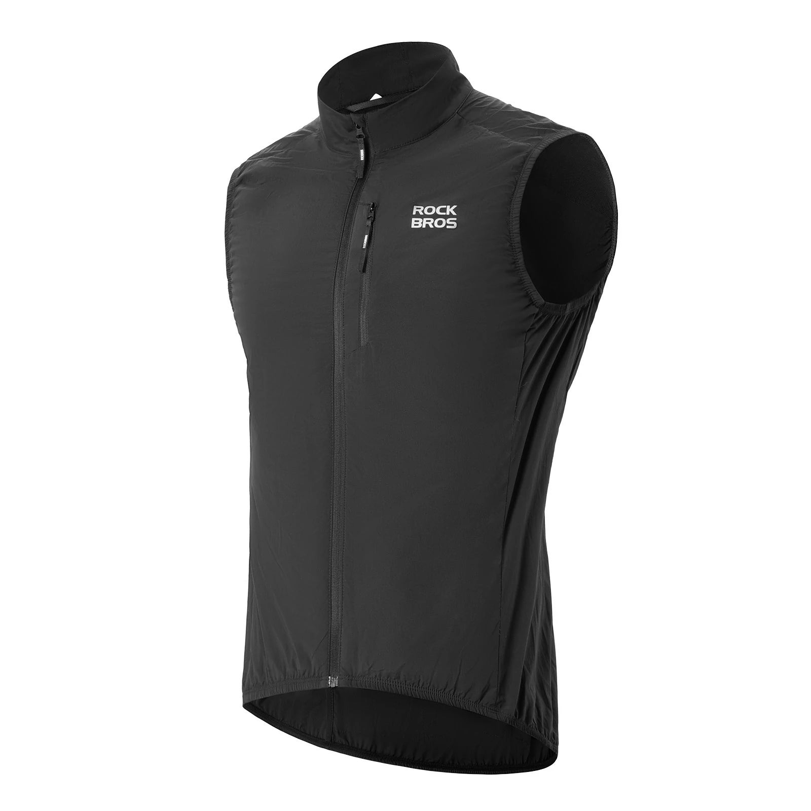 Men’s winter cycling vest, thermal insulated sleeveless jacket for cold weather riding