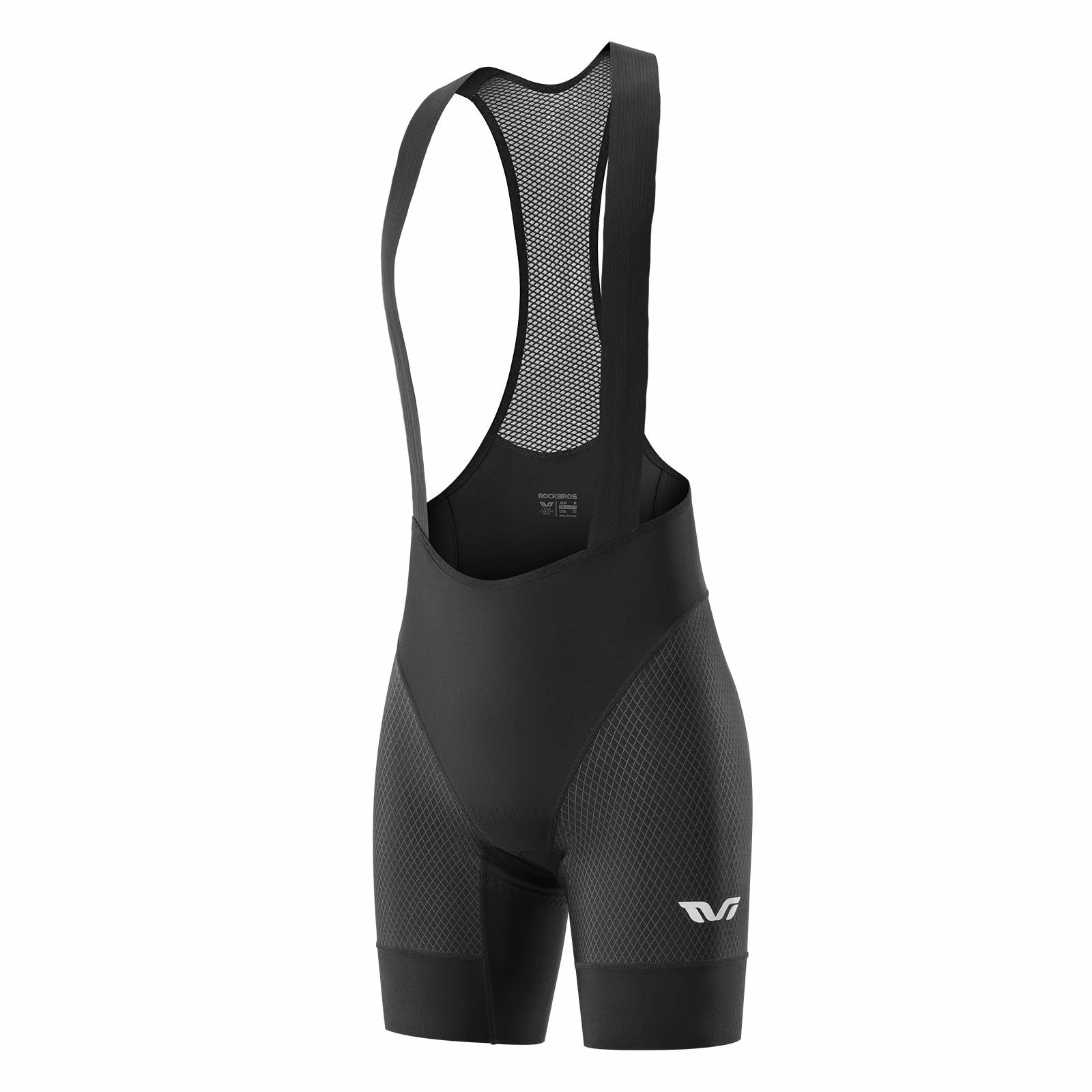 ROCKBROS women’s cycling bib shorts with padded gel chamois#Color_black