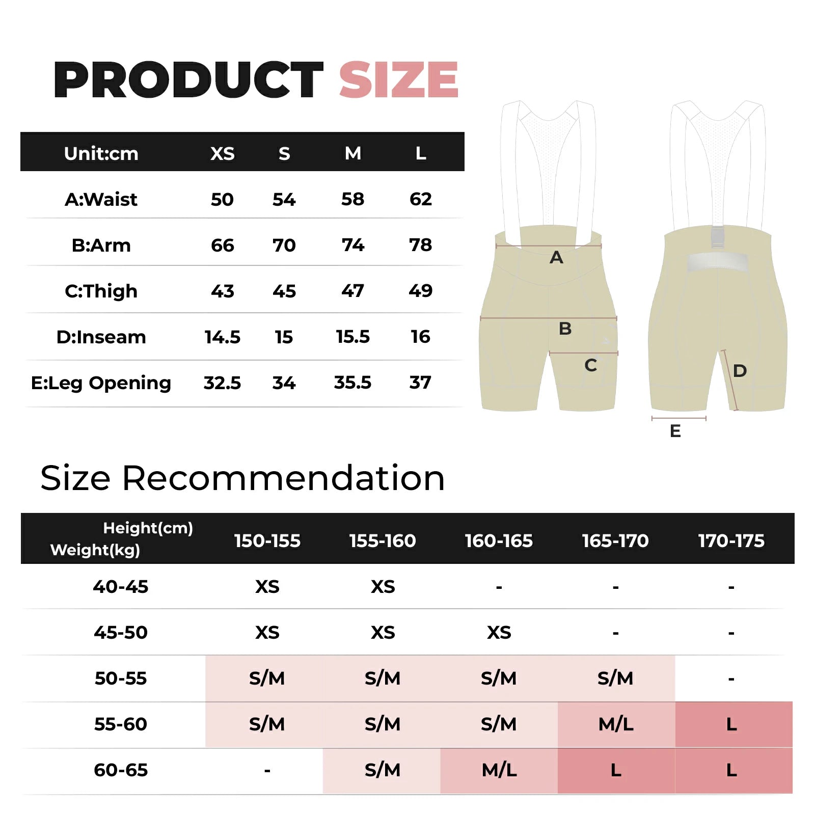 Women’s Cycling Bib Shorts with Magnetic Straps & Padding UK